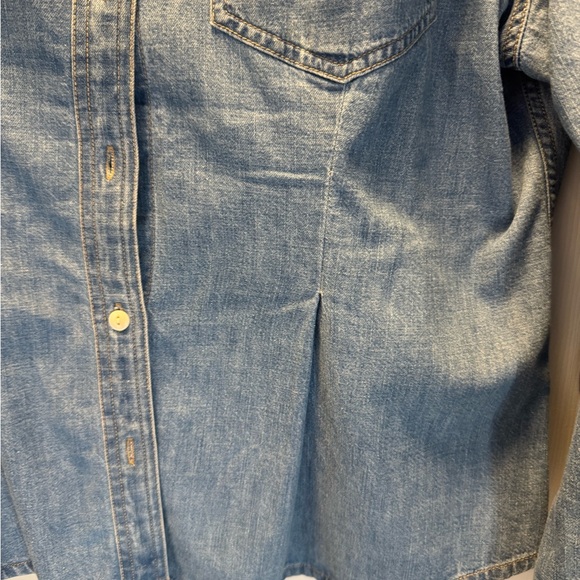 Madewell Denim Button-Down Shirt - Blue - Picture 3 of 4